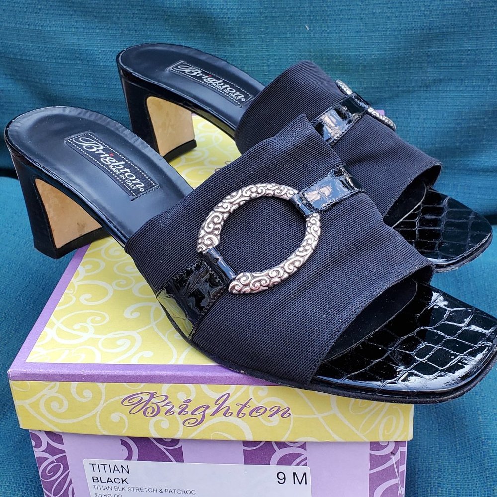 Brighton Shoes, Black, Size 9